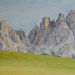 Ultime luci sulle Odle - cm. 55 x 75